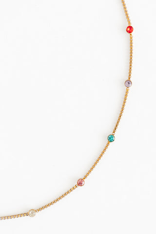 Rainbow Gem Necklace