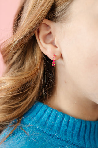 Large Pixelated Tool Studs Hypoallergenic Earrings for Sensitive Ears –  Earrings by Emma
